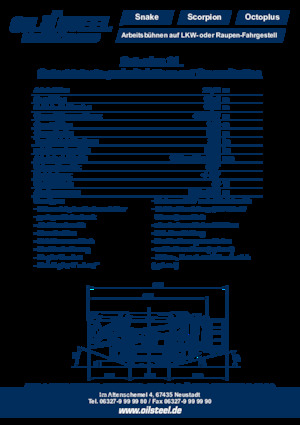 Гусеничні підйомники з шарнірною стрілою Oil & Steel Octoplus 21