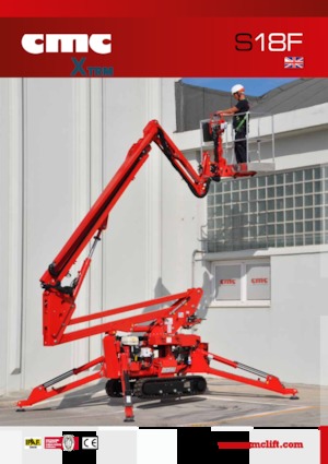 Гусеничні підйомники з шарнірною стрілою CMC S18F