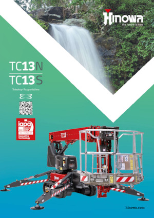 Гусеничні підйомники з шарнірною стрілою Hinowa TeleCrawler 13S