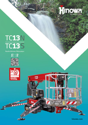 Гусеничні підйомники з шарнірною стрілою Hinowa TeleCrawler 13S