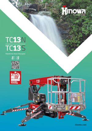 Гусеничні підйомники з шарнірною стрілою Hinowa TeleCrawler 13S