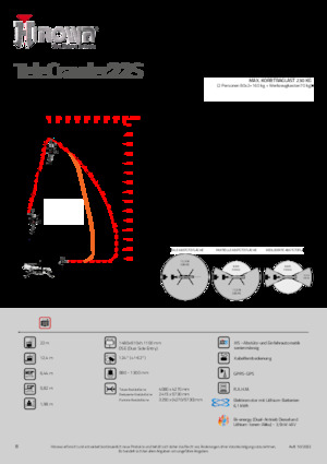 Гусеничні підйомники з шарнірною стрілою Hinowa TeleCrawler 22S