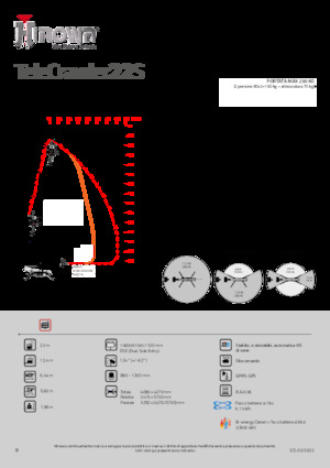 Гусеничні підйомники з шарнірною стрілою Hinowa TeleCrawler 22S