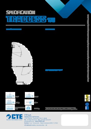 Гусеничні підйомники з шарнірною стрілою CTE Traccess 170 E