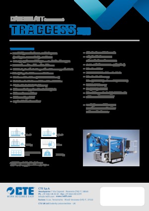 Гусеничні підйомники з шарнірною стрілою CTE Traccess 200
