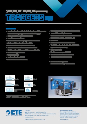 Гусеничні підйомники з шарнірною стрілою CTE Traccess 200