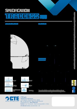 Гусеничні підйомники з шарнірною стрілою CTE Traccess 230