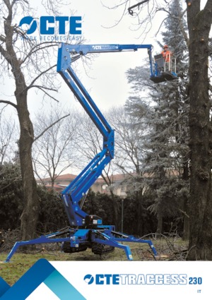 Гусеничні підйомники з шарнірною стрілою CTE Traccess 230