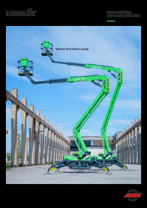 Гусеничні підйомники з шарнірною стрілою Leguan 225