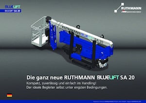 Гусеничні підйомники з шарнірною стрілою Ruthmann BLUELIFT SA 20
