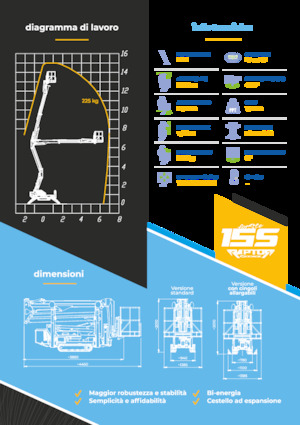 Гусеничні підйомники з шарнірною стрілою Socage Raptor 15 S