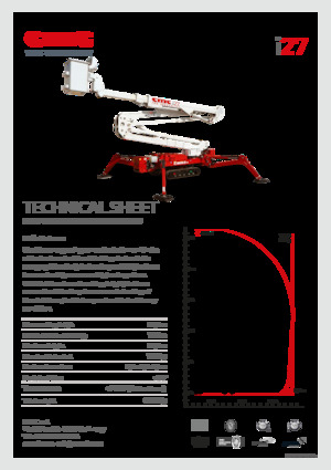 Гусеничні підйомники з шарнірною стрілою CMC i27