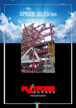 Гусеничні підйомники з шарнірною стрілою Platform Basket SPIRDER 33.15/300