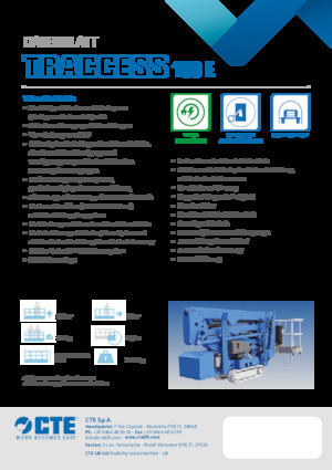 Гусеничні підйомники з шарнірною стрілою CTE Traccess 160 E