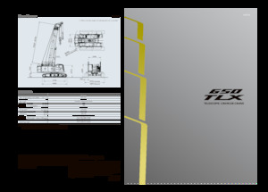 Гусеничні крани - ґратчаста стріла Hitachi Sumitomo 650TLX