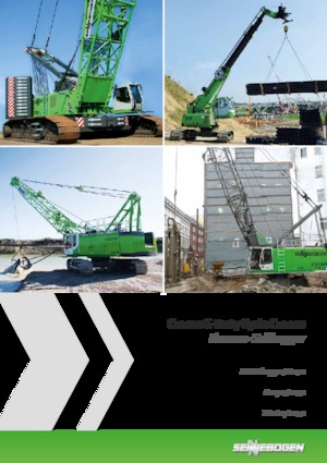 Гусеничні крани - ґратчаста стріла Sennebogen 7700