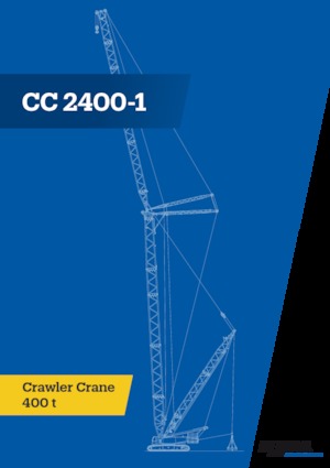 Гусеничні крани - ґратчаста стріла Demag CC 2400-1