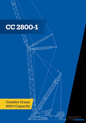 Гусеничні крани - ґратчаста стріла Demag CC 2800-1