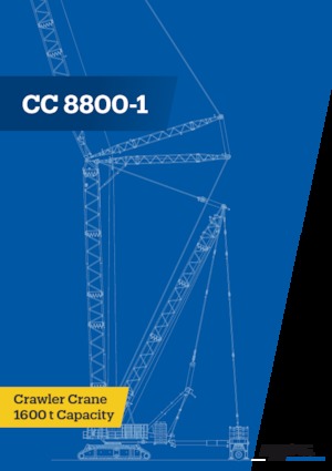 Гусеничні крани - ґратчаста стріла Demag CC 8800-1