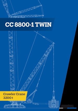Гусеничні крани - ґратчаста стріла Demag CC 8800-1 TWIN