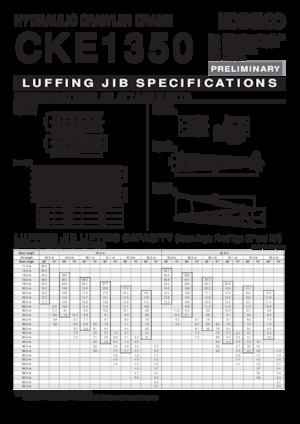 Гусеничні крани - ґратчаста стріла Kobelco CKE 1350