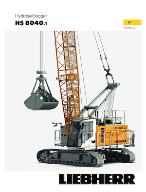 Гусеничні крани - ґратчаста стріла Liebherr HS 8040.1