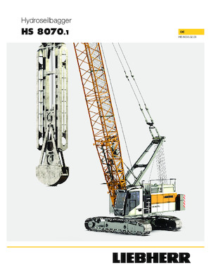 Гусеничні крани - ґратчаста стріла Liebherr HS 8070.1