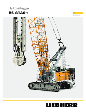 Гусеничні крани - ґратчаста стріла Liebherr HS 8130.1