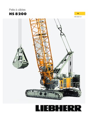 Гусеничні крани - ґратчаста стріла Liebherr HS 8200