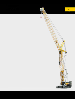 Гусеничні крани - ґратчаста стріла Liebherr LR 1110 