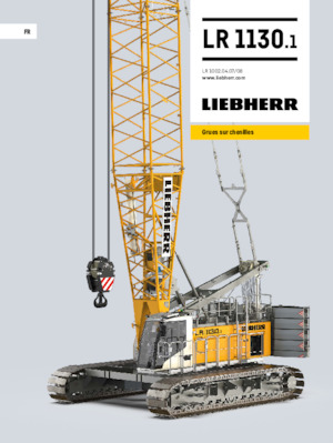 Гусеничні крани - ґратчаста стріла Liebherr LR 1130.1
