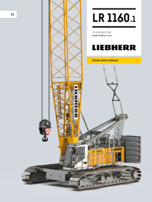 Гусеничні крани - ґратчаста стріла Liebherr LR 1160.1