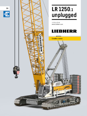 Гусеничні крани - ґратчаста стріла Liebherr LR 1250.1 Unplugged 