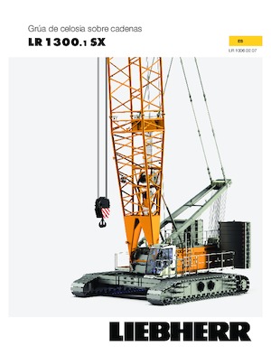 Гусеничні крани - ґратчаста стріла Liebherr LR 1300.1 SX 