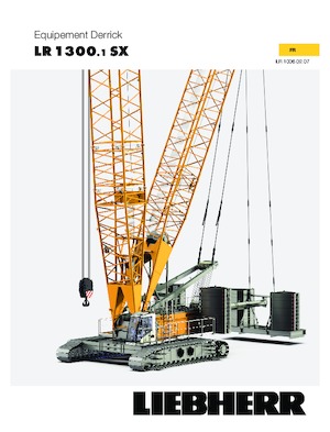 Гусеничні крани - ґратчаста стріла Liebherr LR 1300.1 SX 
