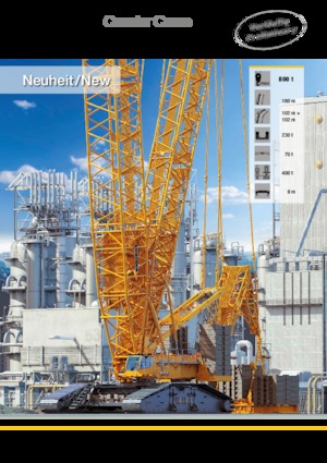 Гусеничні крани - ґратчаста стріла Liebherr LR 1800-1.0