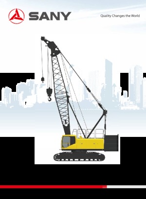 Гусеничні крани - ґратчаста стріла Sany SCC1350E