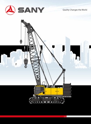 Гусеничні крани - ґратчаста стріла Sany SCC750E