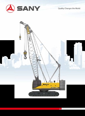 Гусеничні крани - ґратчаста стріла Sany SCC900E