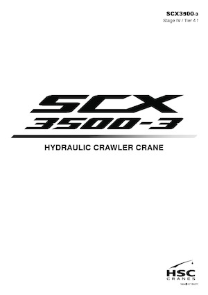 Гусеничні крани - ґратчаста стріла Hitachi Sumitomo SCX3500-3