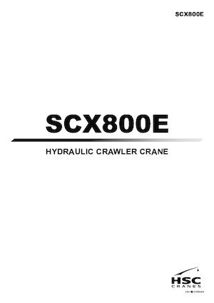 Гусеничні крани - ґратчаста стріла Hitachi Sumitomo SCX800E