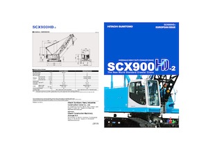 Гусеничні крани - ґратчаста стріла Hitachi Sumitomo SCX900HD-2