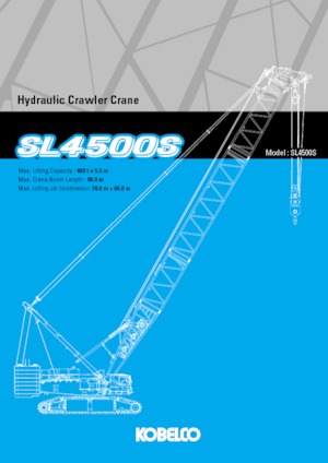 Гусеничні крани - ґратчаста стріла Kobelco SL4500S