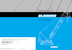 Гусеничні крани - ґратчаста стріла Kobelco SL6000S
