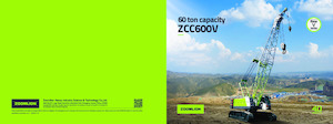 Гусеничні крани - ґратчаста стріла Zoomlion ZCC600V