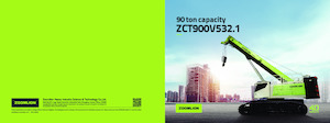 Гусеничні крани - телескопічна стріла Zoomlion ZCT900V532.1