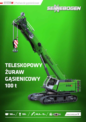 Гусеничні крани - телескопічна стріла Sennebogen 6103 E