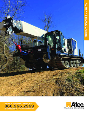 Гусеничні крани - телескопічна стріла Altec AC45-127S-TC