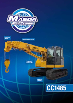 Гусеничні крани - телескопічна стріла Maeda CC 1485