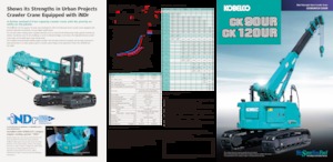 Гусеничні крани - телескопічна стріла Kobelco CK120UR
